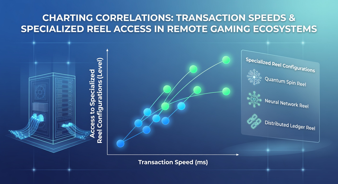 Visual representation of transaction speed metrics alongside specialized slot reel configurations in online gaming platforms