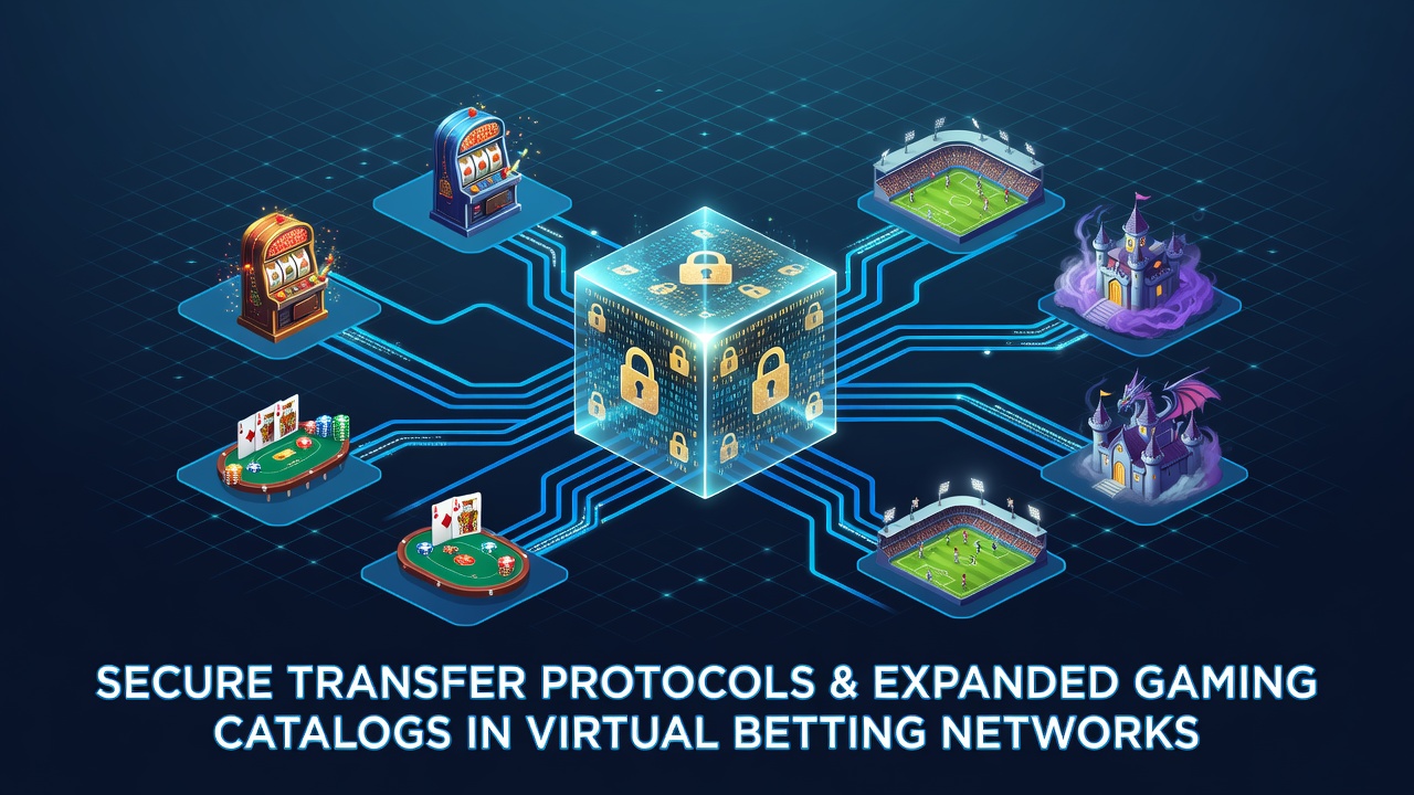 Secure transfer protocols enabling diverse gaming options in virtual networks