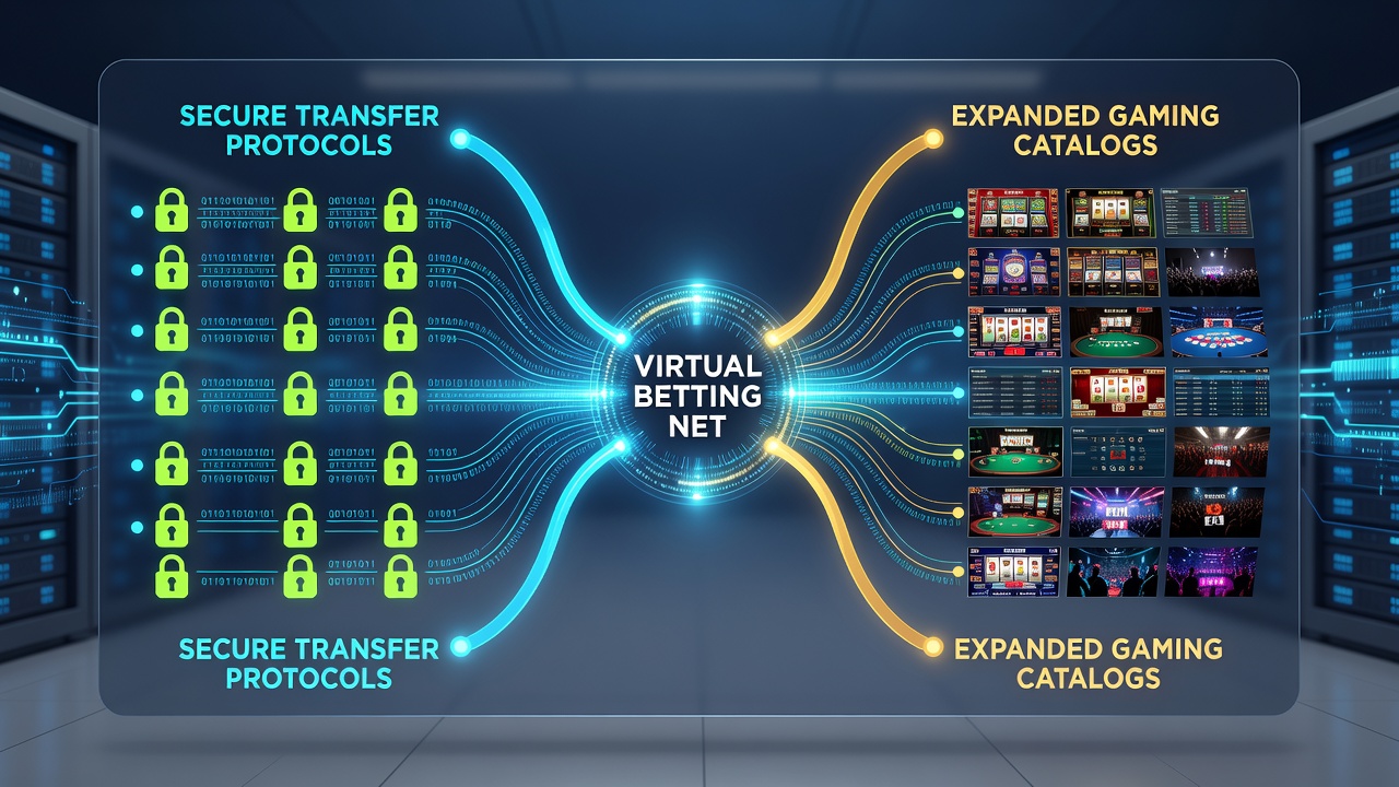 Expanded gaming catalogs supported by encrypted transaction flows