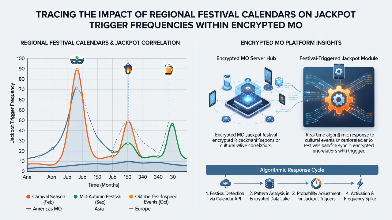 Encrypted transaction flow visualization showing festival-timed jackpot activations